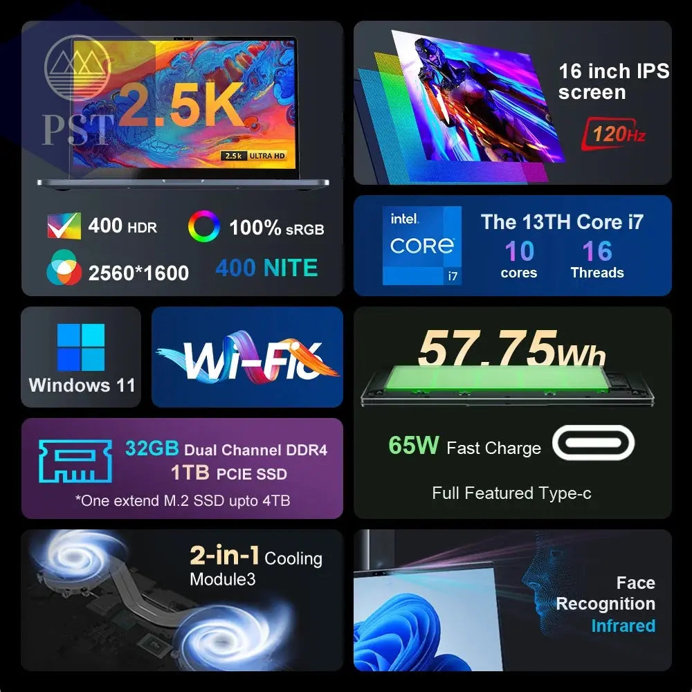 Ninkear N16 PRO Gaming Laptop Intel i9 32GB 1TB Notebook PST PS Tradings Laptops PST PS Tradings  PST PS Tradings Ninkear N16 PRO Gaming Laptop Intel i9 32GB 1TB Notebook Laptops