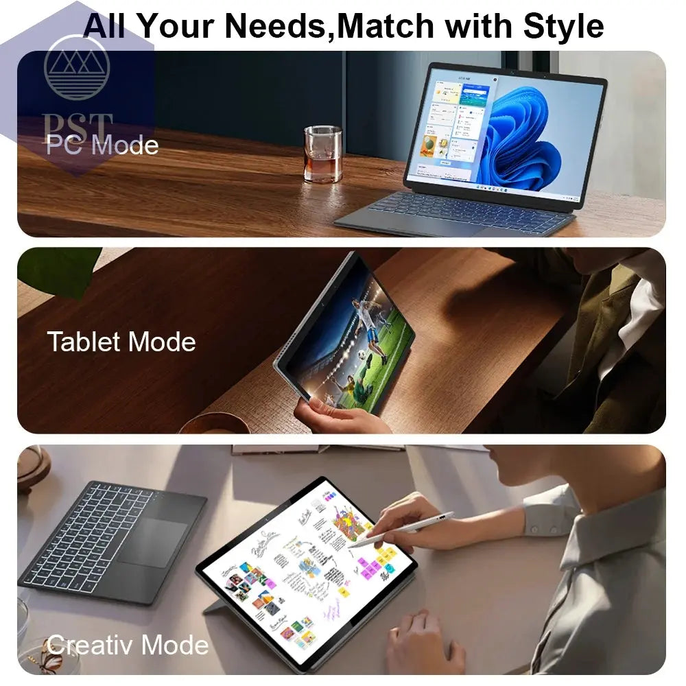 Ninkear T40 2 in 1 Laptops Detachable Touchscreen Tablet  N100 14 Zoll Fhd 16GB DDR5 512GB SSD Wifi 6 RGB Hintergrund Beleuchtung Mobile Computer Gaming Laptop Notebook PST PS Tradings  PST PS Tradings  PST PS Tradings