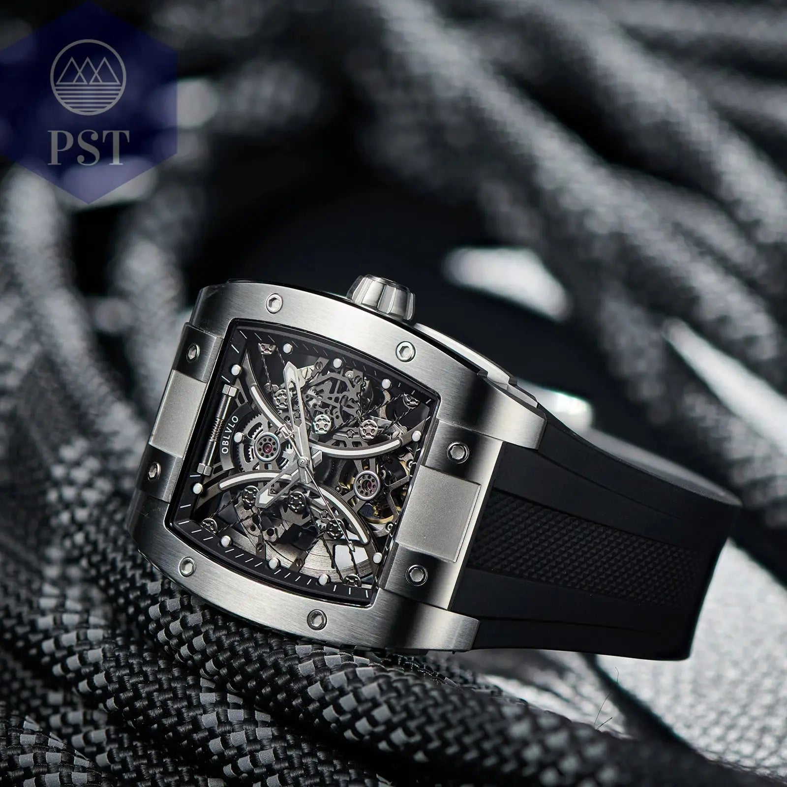 OBLVLO Sportwatch für Herren – Automatik Edelstahl Armbanduhr PST PS Tradings  PST PS Tradings  PST PS Tradings OBLVLO Sportwatch für Herren – Automatik Edelstahl Armbanduhr