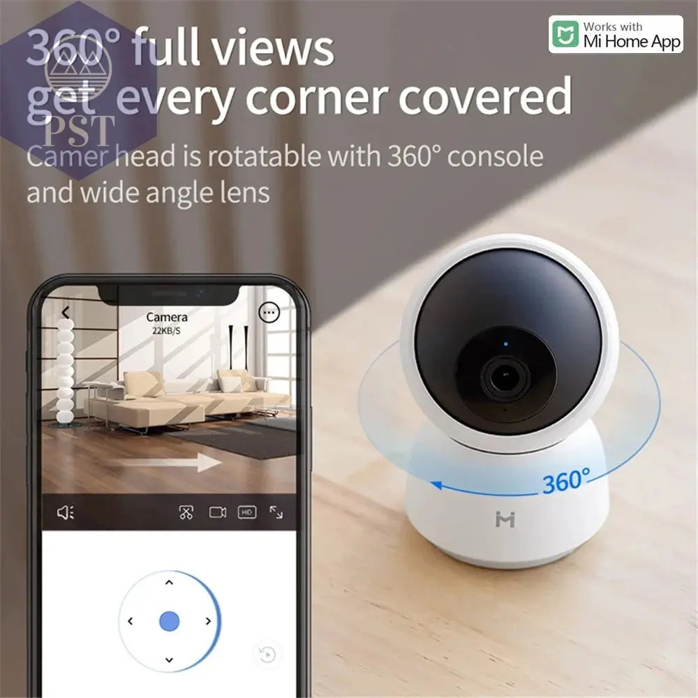 Original Smart Camera 2K 1296P HD 360 Angle WiFi Night Vision Webcam Video IP Camera Baby Security Monitor for Xiaomi Mihome APP       PST PS Tradings