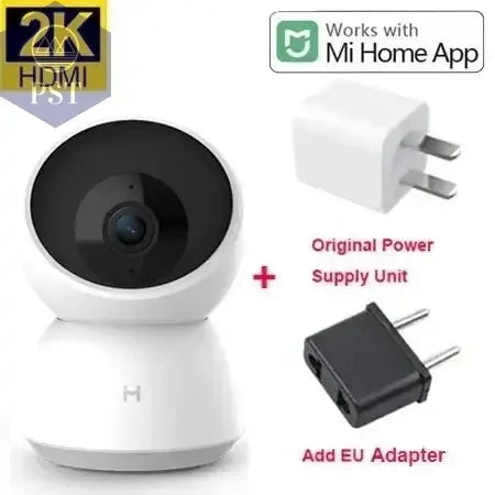 Original Smart Camera 2K 1296P HD 360 Angle WiFi Night Vision Webcam Video IP Camera Baby Security Monitor for Xiaomi Mihome APP       PST PS Tradings