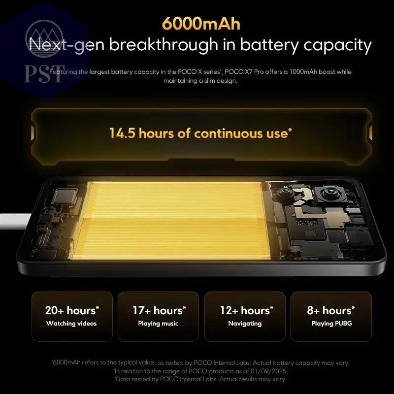 POCO X7 Pro Global Version Smartphone 5G 256GB / 512GB Dimensity 8400-Ultra 90W Charge 6000Mah Battery IP68 NFC 5G Xiaomi PST PS Tradings  PST PS Tradings  PST PS Tradings POCO X7 Pro Global Version Smartphone 5G 256GB / 512GB Dimensity 8400-Ultra 90W Charge 6000Mah Battery IP68 NFC 5G Xiaomi