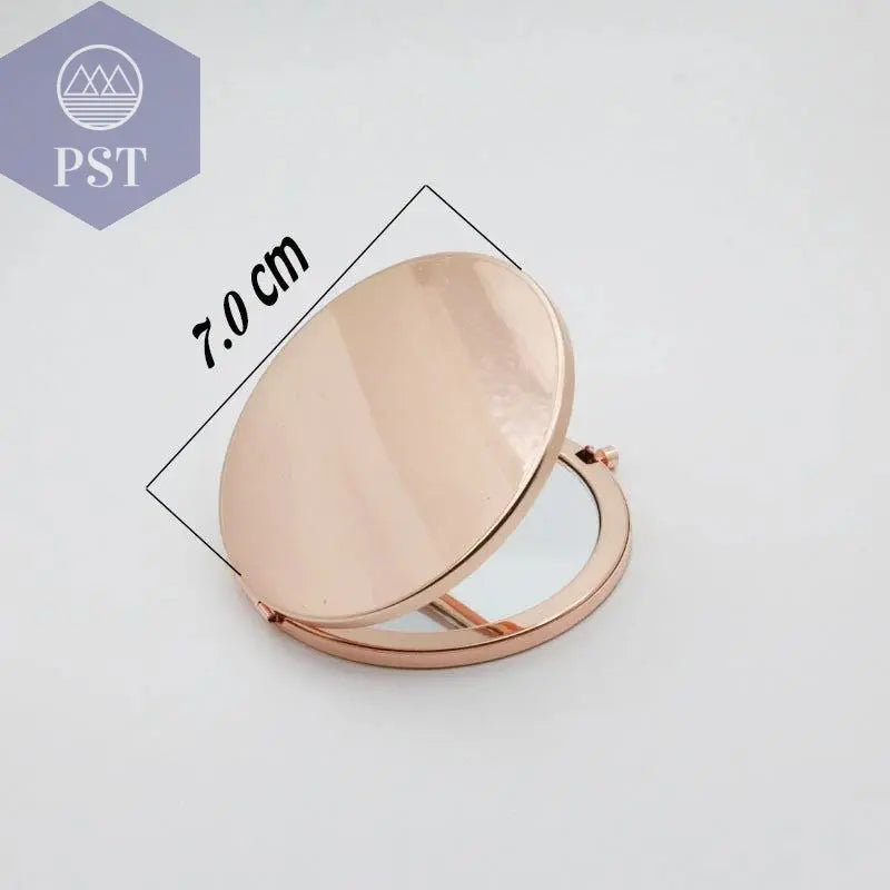 Personalized Compact Mirror Pocket Mirror Bridesmaid Gift Bachelorette Party Favors Make Up Mirror Wedding Gift Gift for Mom - PST PS Tradings