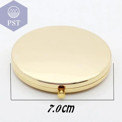 Personalized Compact Mirror Pocket Mirror Bridesmaid Gift Bachelorette Party Favors Make Up Mirror Wedding Gift Gift for Mom - PST PS Tradings