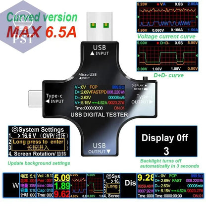 Power Bank USB-C Charger USB Output Display Interface PST PS Tradings  PST PS Tradings Curved-version PST PS Tradings Power Bank USB-C Charger USB Output Display Interface