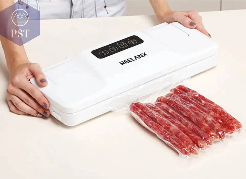 REELANX Vacuum Sealer V1 140W Automatic Vacuum Packing Machine for Food with 15pcs Bags Best Vacuum Packer Sealing Packaging - Property & Safety Tradings