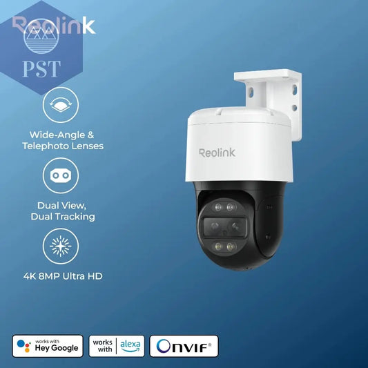 Reolink Trackmix Serie Poe Und Wifi Kamera 4K Dual Objektiv PTZ Auto Tracking Outdoor Haustier Auto Menschenerkennung 8MP IP Sicherheit Kamera PST PS Tradings  PST PS Tradings  PST PS Tradings Reolink Trackmix Serie Poe Und Wifi Kamera 4K Dual Objektiv PTZ Auto Tracking Outdoor Haustier Auto Menschenerkennung 8MP IP Sicherheit Kamera