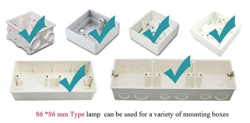Einbau in LED-Treppen licht 85-265V Wand leuchte Beleuchtung Schritt Treppe Gang Lampen warm kühl weiß Keller Durchgang Fuß lichter       PST PS Tradings