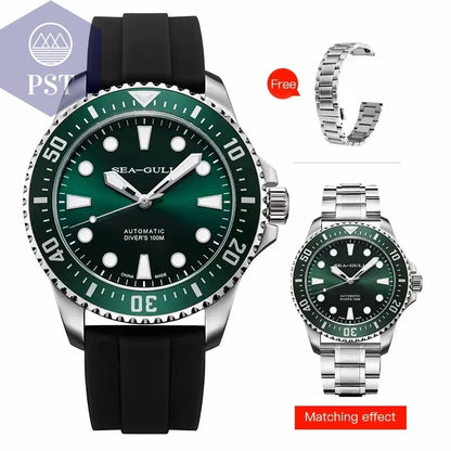 Seagull 6105 Automatik Taucheruhr mit Saphirglass Armbanduhr PST PS Tradings  PST PS Tradings 815.97.6105-B-CZECH-REPUBLIC PST PS Tradings Seagull 6105 Automatik Taucheruhr mit Saphirglass Armbanduhr