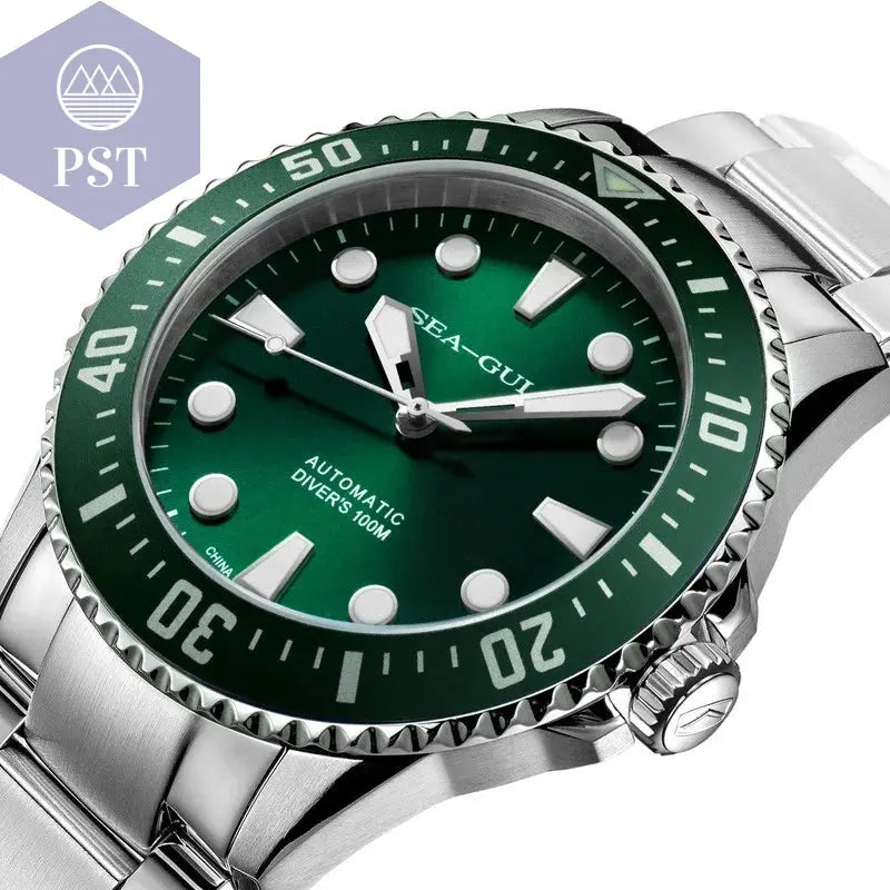 Seagull 6105 Automatik Taucheruhr mit Saphirglass Armbanduhr PST PS Tradings  PST PS Tradings  PST PS Tradings Seagull 6105 Automatik Taucheruhr mit Saphirglass Armbanduhr
