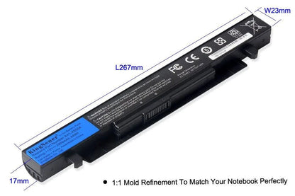 14.4V 6800mAh Korea Cell New A41-X550A Laptop Battery for ASUS A41-X550 X450 X550 X550C X550B X550V X450C X550CA X452EA X452C - Property & Safety Tradings