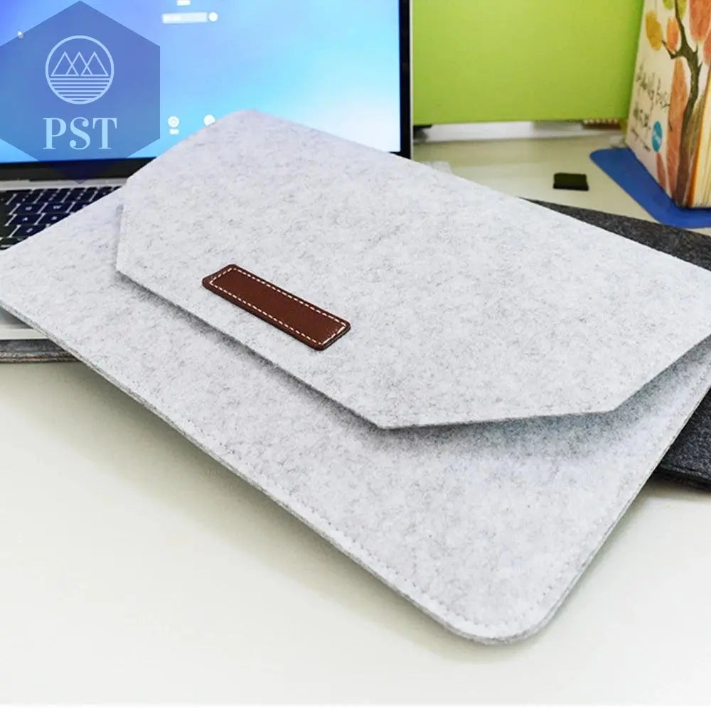 Soft Sleeve Laptop Bag For Macbook Air Pro Retina 11 12 13 14 15 inch Notebook Tablet Case Cover For HP Dell Macbook With Gift - PST PS Tradings