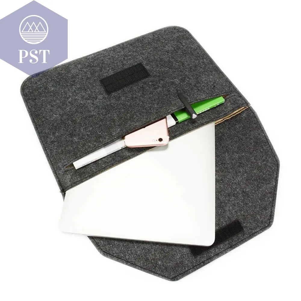 Soft Sleeve Laptop Bag For Macbook Air Pro Retina 11 12 13 14 15 inch Notebook Tablet Case Cover For HP Dell Macbook With Gift - PST PS Tradings