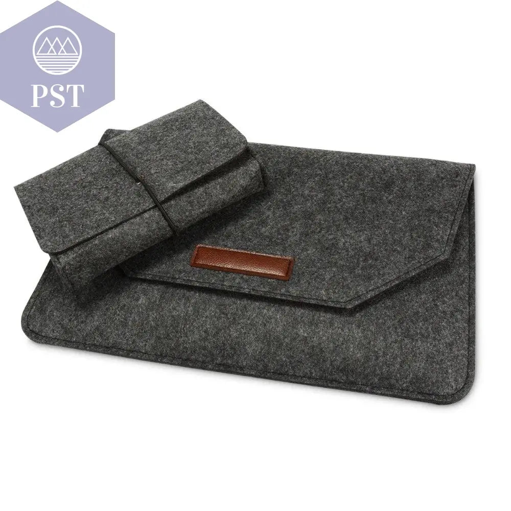 Soft Sleeve Laptop Bag For Macbook Air Pro Retina 11 12 13 14 15 inch Notebook Tablet Case Cover For HP Dell Macbook With Gift - PST PS Tradings