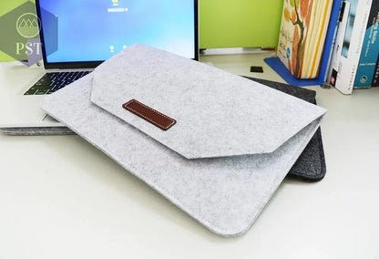 Soft Sleeve Laptop Bag For Macbook Air Pro Retina 11 12 13 14 15 inch Notebook Tablet Case Cover For HP Dell Macbook With Gift - PST PS Tradings