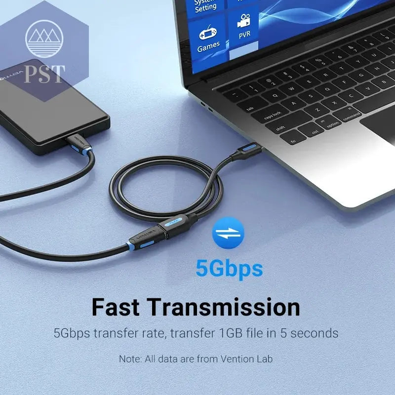 Vention USB 3.0 Extension Cable Male to Female Extender Cable Fast Speed USB 3.0 Cable Extended for laptop PC USB 2.0 Extension       PST PS Tradings