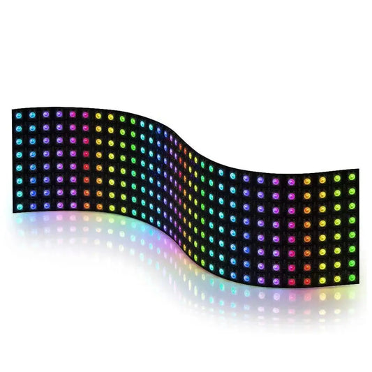 WS2812B RGB LED Panel Screen 8x8 16x16 8x32 256 Pixels Digital Flexible Programmed Individually Addressable Full Color DC5V       PST PS Tradings