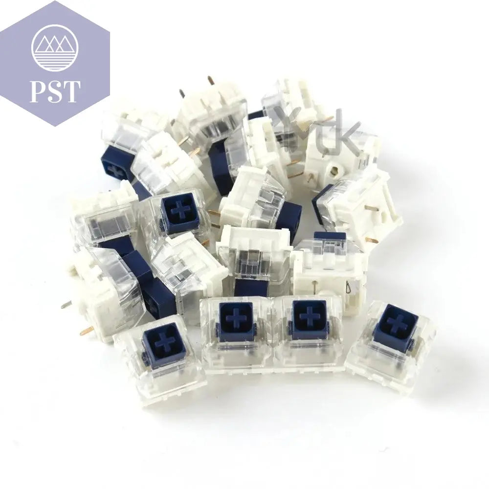 Wholesales Kailh Box Royal Navy Blue Jade Pink Crystal Box 3 pin Switches IP56 Water-proof Compatible Cherry MX Switches - PST PS Tradings