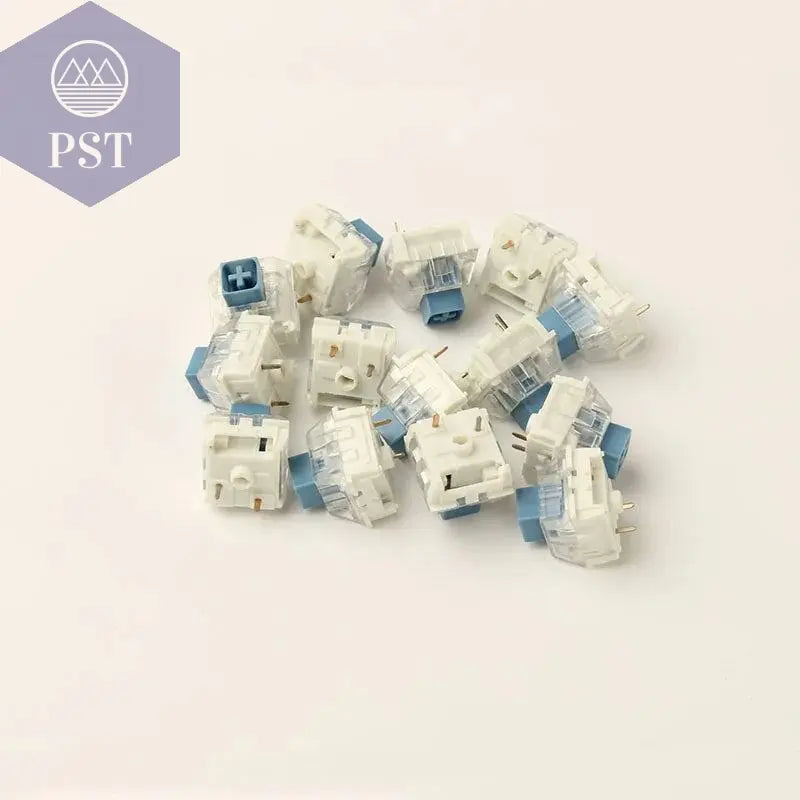 Wholesales Kailh Box Royal Navy Blue Jade Pink Crystal Box 3 pin Switches IP56 Water-proof Compatible Cherry MX Switches - PST PS Tradings