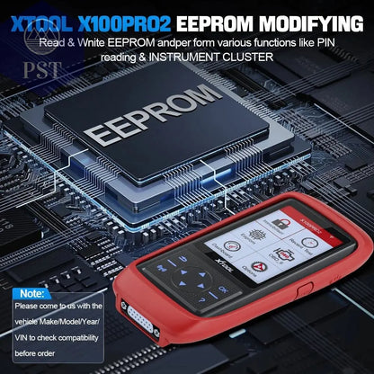 XTOOL X100 Pro2 OBD2 Automotive Scanner Key Programmer with EEPROM Adapter Code Reader Car Diagnostic Tools Lifetime Free Update - PST PS Tradings