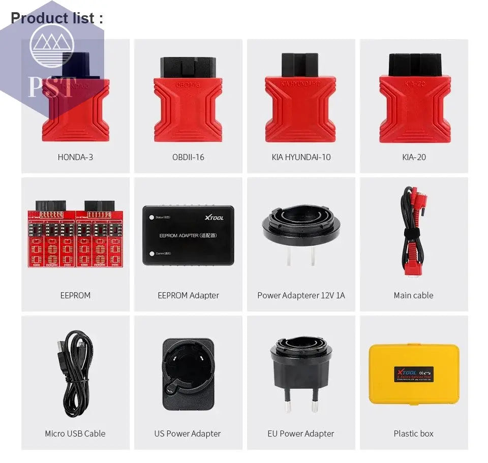 XTOOL X100 Pro2 OBD2 Automotive Scanner Key Programmer with EEPROM Adapter Code Reader Car Diagnostic Tools Lifetime Free Update - PST PS Tradings