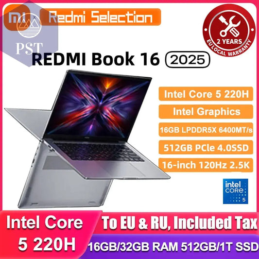 Xiaomi REDMI Book 16 - Intel Core i5 Laptop PST PS Tradings Laptop PST PS Tradings  PST PS Tradings Xiaomi REDMI Book 16 - Intel Core i5 Laptop Laptop