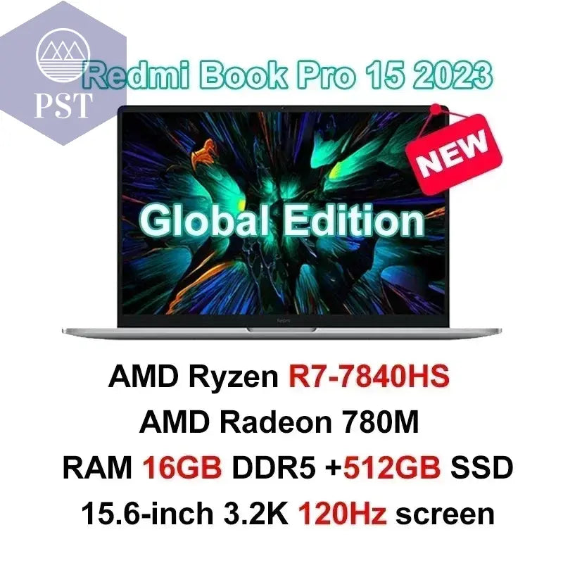 Xiaomi Redmi Book Pro 15 - Ryzen 7, 16GB RAM, 512GB SSD PST PS Tradings Notebooks PST PS Tradings R7-16G-512G-spain PST PS Tradings Xiaomi Redmi Book Pro 15 - Ryzen 7, 16GB RAM, 512GB SSD Notebooks