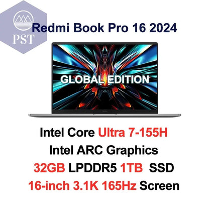 Xiaomi RedmiBook Pro 16 32GB 1TB SSD Laptop PST PS Tradings Laptop PST PS Tradings Ultra-7-32G1T-spain PST PS Tradings Xiaomi RedmiBook Pro 16 32GB 1TB SSD Laptop Laptop
