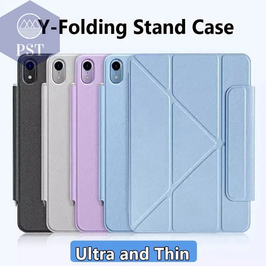 Y Fold Magnetic Case for Ipad Pro 11 2022 2020 2018 Air 5 Air 4 10th 10.9 Pro 12.9 2021 for Ipad Mini 6 Ultra Thin Cases Cover - PST PS Tradings