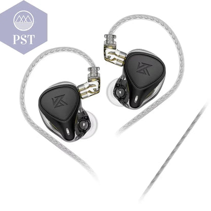 ZEX PRO HIFI Headset Electrostatic Hybird Technology Wired Headphone Noice Cancelling 3.5Mm Plug Sport Headphones PST PS Tradings  PST PS Tradings Black-Without-Mic-193 PST PS Tradings ZEX PRO HIFI Headset Electrostatic Hybird Technology Wired Headphone Noice Cancelling 3.5Mm Plug Sport Headphones
